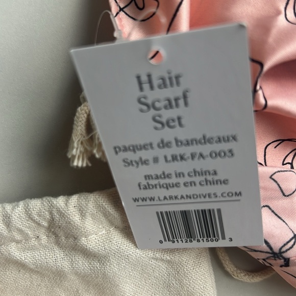 Hair scarf set - Picture 6 of 6